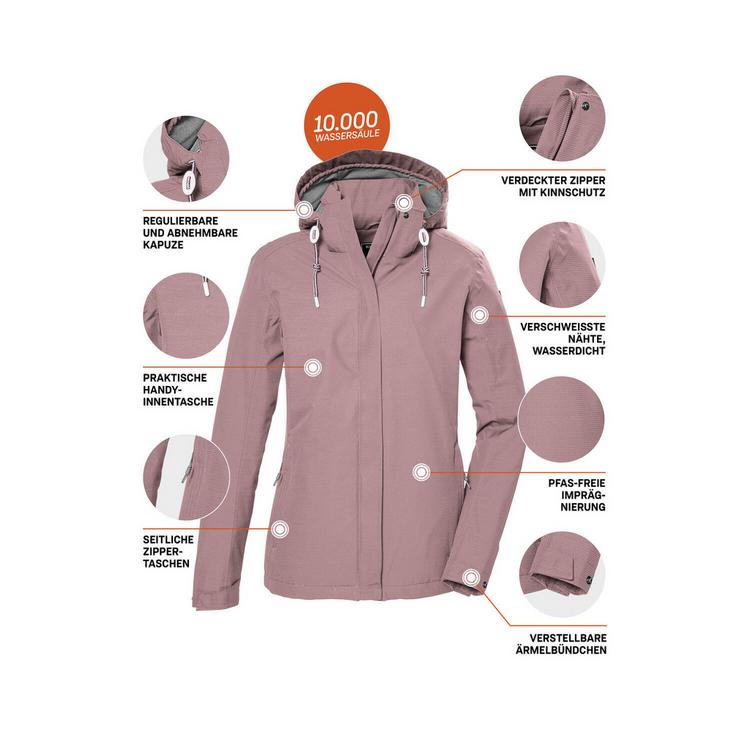 KILLTEC KILLTEC KOS 61 Softshelljacke Damen - Violett3930 - 3 | SportScheck