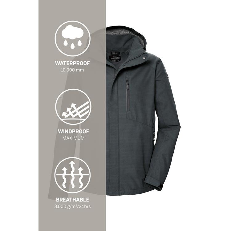 KILLTEC KILLTEC KOS 256 Funktionsjacke Herren - Gr&uuml;n208 - 4 | SportScheck