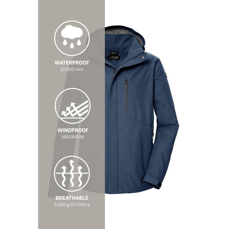 KILLTEC KILLTEC KOS 256 Funktionsjacke Herren - Blau3024 - 4 | SportScheck