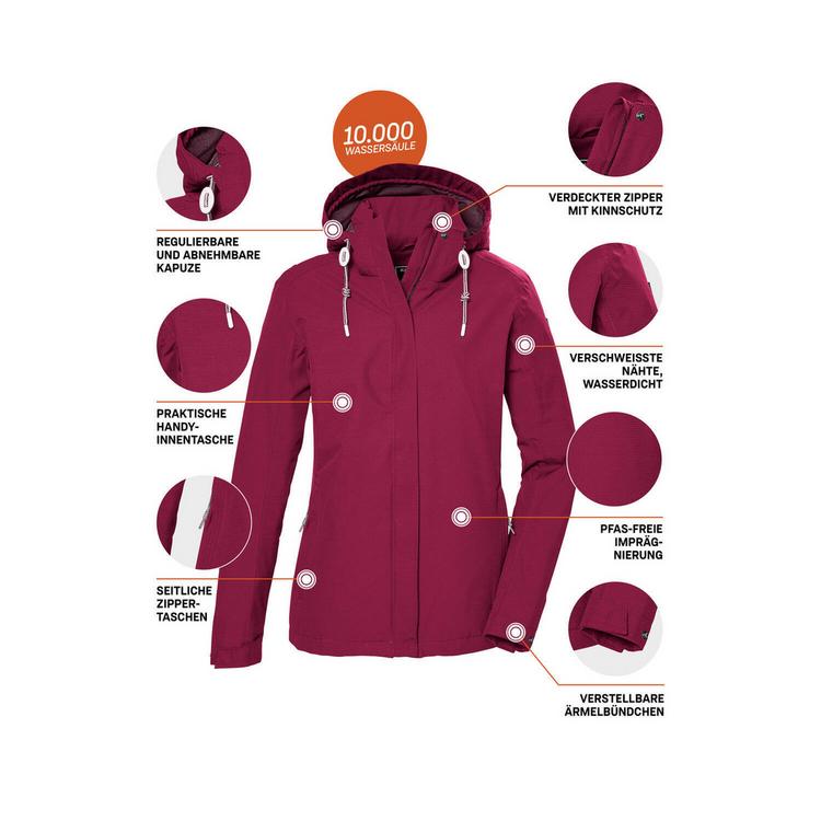 KILLTEC KILLTEC KOS 61 Softshelljacke Damen - Rot4542 - 3 | SportScheck