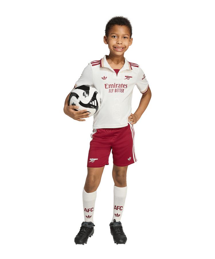 adidas adidas FC Arsenal London Minikit 3rd 25/26 Kids Trainingsanzug Kinder - weissrot - 0 | SportScheck