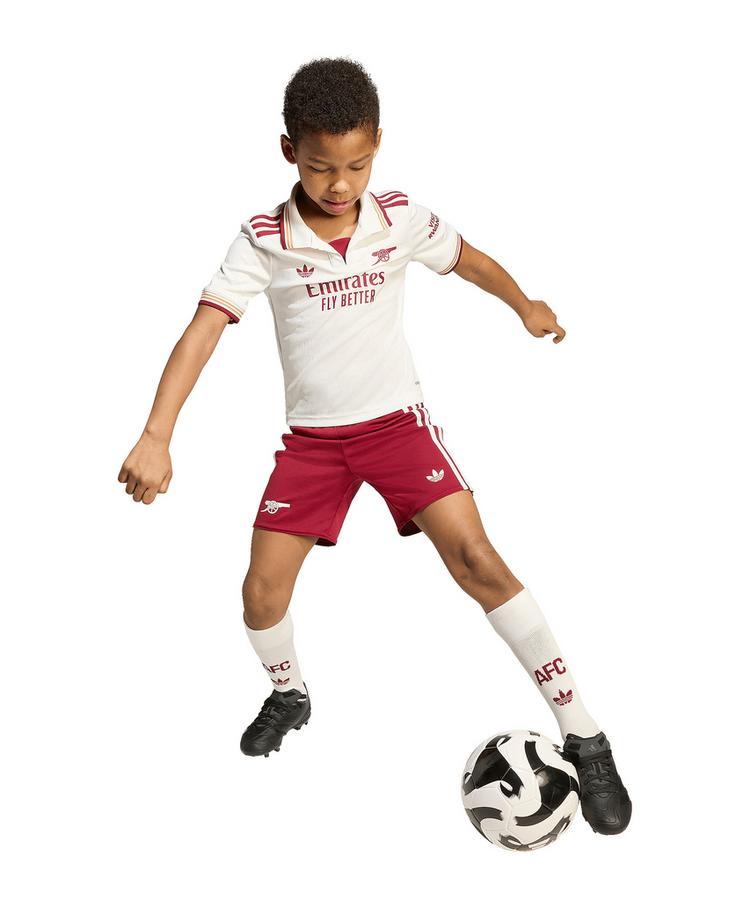 adidas adidas FC Arsenal London Minikit 3rd 25/26 Kids Trainingsanzug Kinder - weissrot - 0 | SportScheck