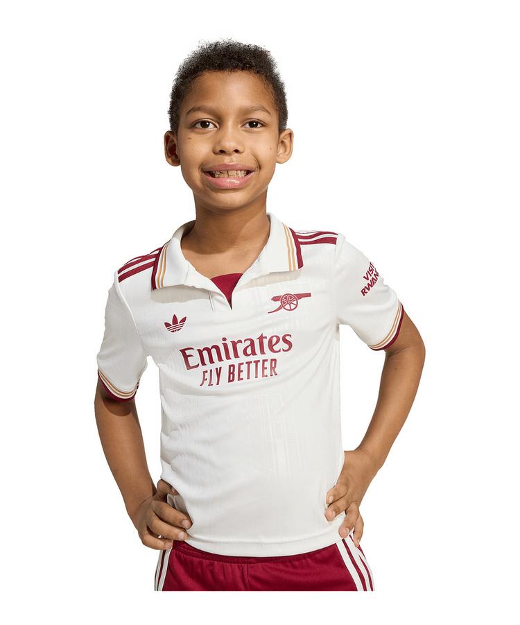 adidas adidas FC Arsenal London Minikit 3rd 25/26 Kids Trainingsanzug Kinder - weissrot - 1 | SportScheck