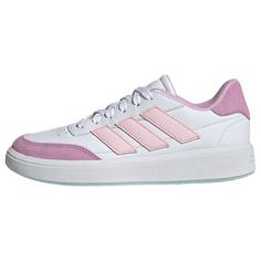 adidas Courtblock Schuh Sneaker Kinder Cloud White / Clear Pink / Bliss Lilac