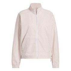 adidas Ultimate365 Gingham Jacke Trainingsjacke Damen Wonder Taupe