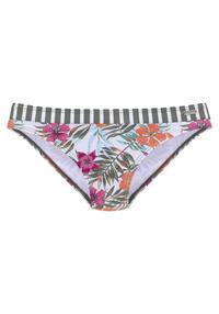 VENICE BEACH Bikini-Hose Bikini Hose Damen - wei&szlig; bedruckt