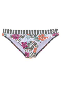 VENICE BEACH Bikini-Hose Bikini Hose Damen wei&szlig; bedruckt