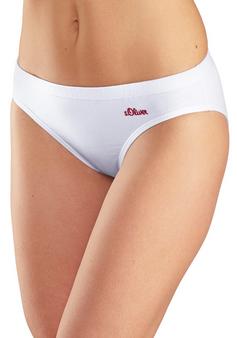 Rückansicht von S.OLIVER Bikinislip Bikini Hose Damen wei&szlig;