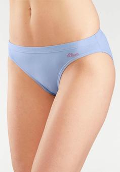 Rückansicht von S.OLIVER Bikinislip Bikini Hose Damen blaufarben