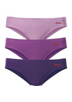 S.OLIVER Bikinislip Bikini Hose Damen beere lila