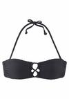 sunseeker Bandeau-Bikini-Top Bikini Oberteil Damen - schwarz