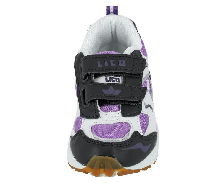 LICO LICO Hallenschuh Hallenschuhe M&auml;dchen - weiss/lila/marine - 0 | SportScheck