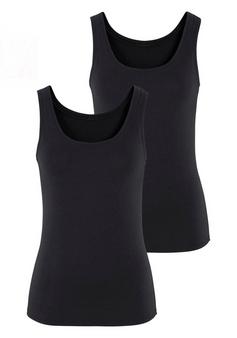 Vivance Tanktop Tanktop Damen schwarz
