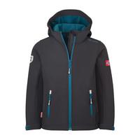 Trollkids Trollfjord Softshelljacke Kinder - schwarz-petrol