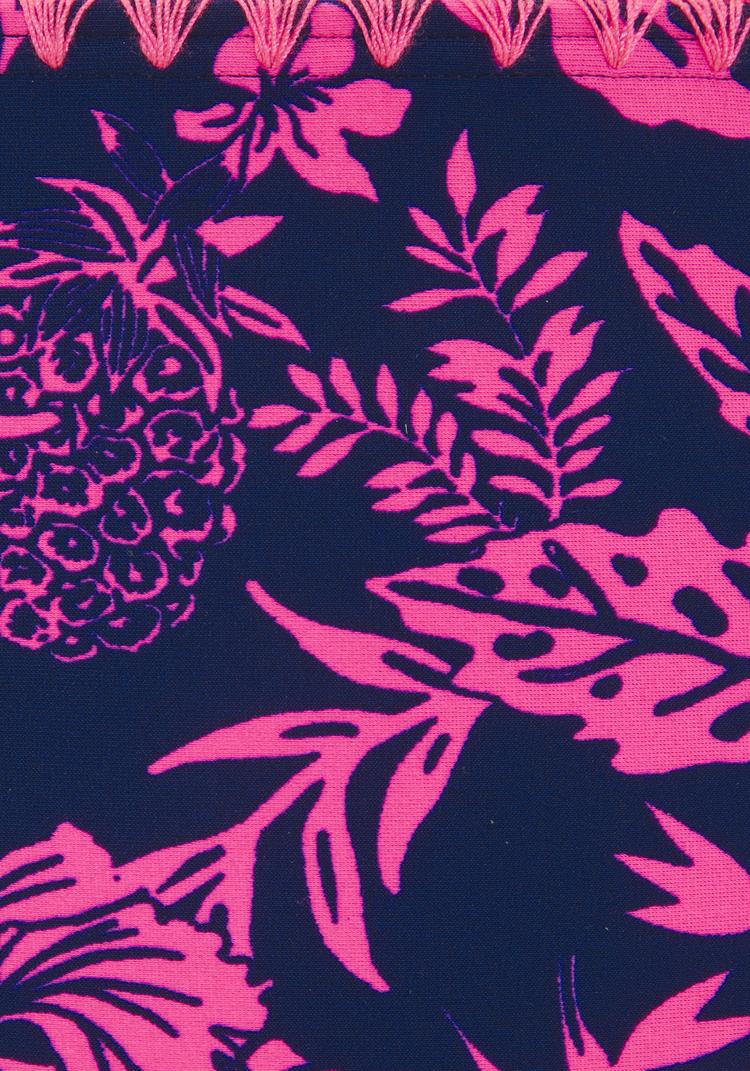 VENICE BEACH VENICE BEACH Push-Up-Bikini Bikini Set Damen - marine-pink bedruckt - 0 | SportScheck