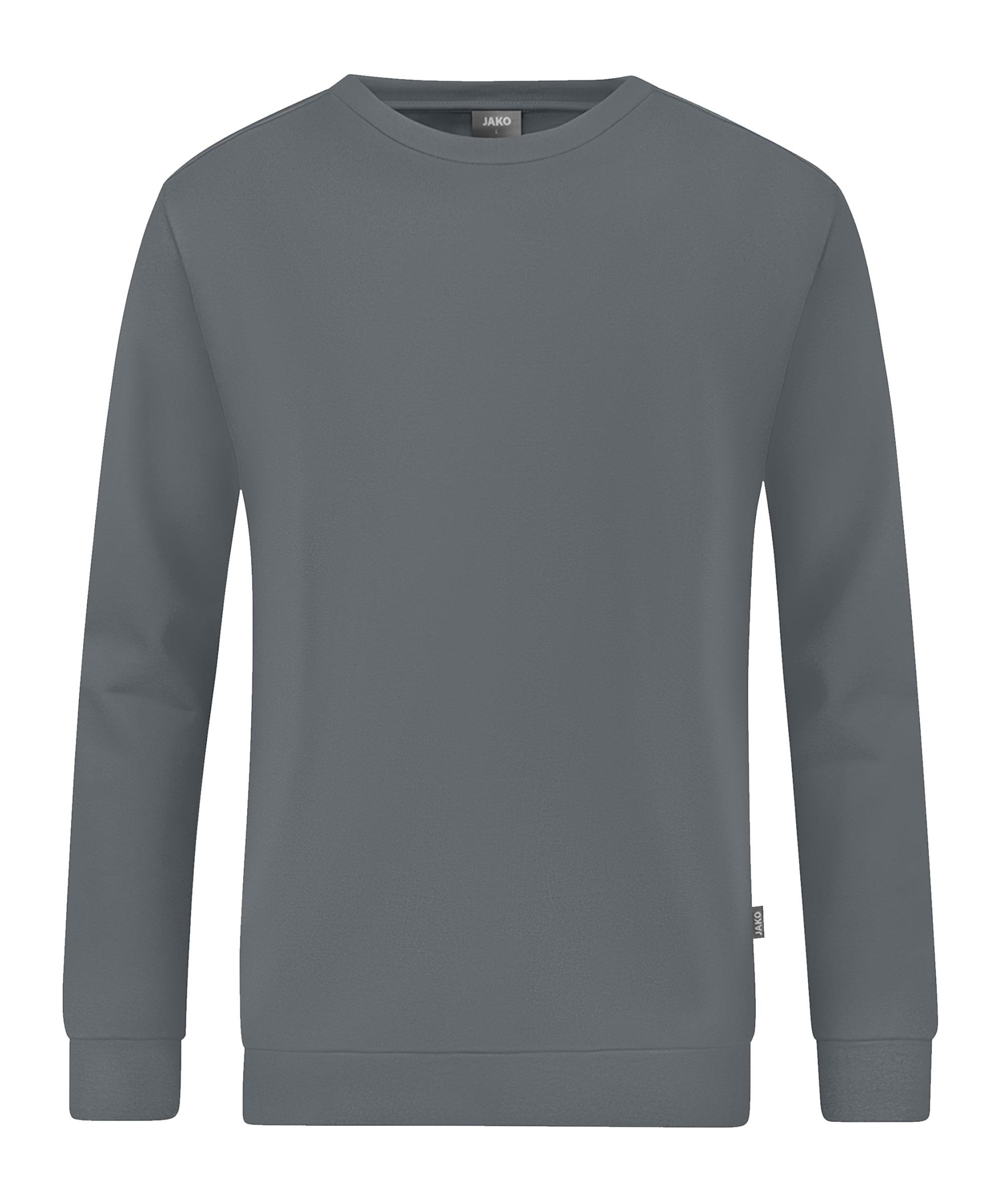 JAKO Organic Sweatshirt Funktionssweatshirt Herren - graugraugrau