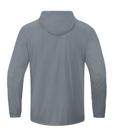 Rückansicht von JAKO Team 2.0 Allwetterjacke Dunkel Regenjacke Herren graugrau