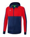 Erima SIX WINGS Kapuzenjacke Trainingsjacke Herren - blaurot