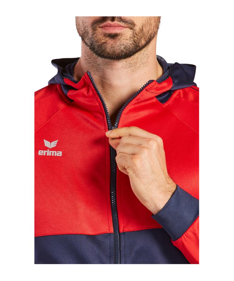 Erima Erima SIX WINGS Kapuzenjacke Trainingsjacke Herren - blaurot - 0 | SportScheck