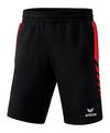 Erima SIX WINGS Short Fu&szlig;ballshorts Herren - schwarzrot