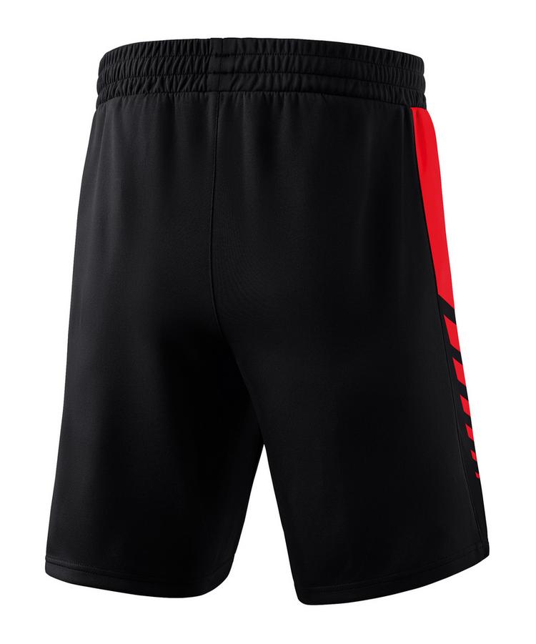 Erima Erima SIX WINGS Short Fu&szlig;ballshorts Herren - schwarzrot - 0 | SportScheck