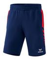 Erima SIX WINGS Short Fu&szlig;ballshorts Herren - blaurot