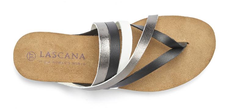 Lascana Lascana Zehentrenner Zehentrenner Damen - schwarz-silberfarben - 2 | SportScheck