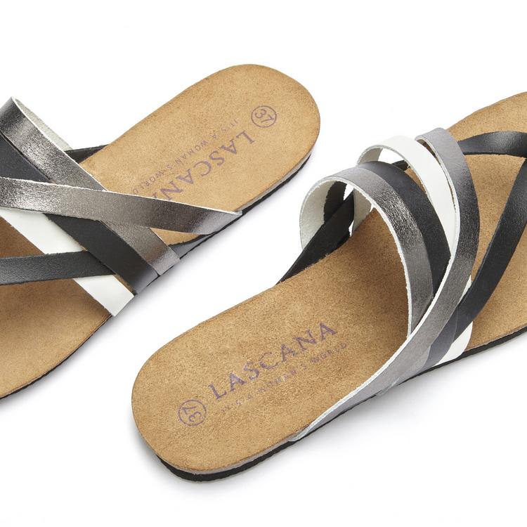 Lascana Lascana Zehentrenner Zehentrenner Damen - schwarz-silberfarben - 4 | SportScheck