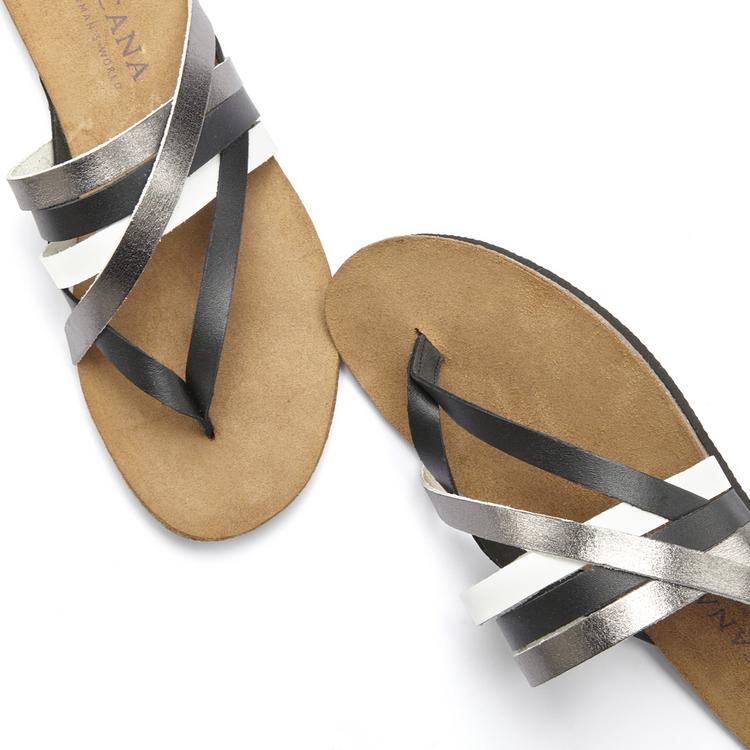 Lascana Lascana Zehentrenner Zehentrenner Damen - schwarz-silberfarben - 6 | SportScheck