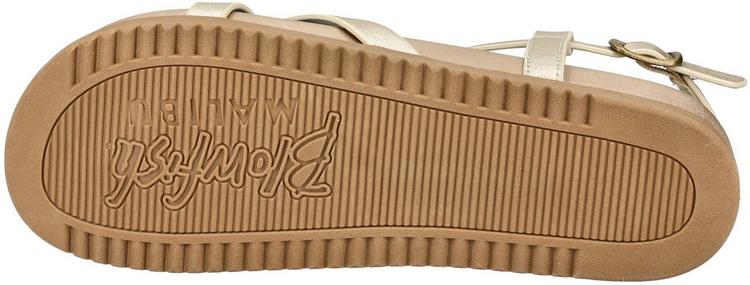 Blowfish Blowfish Zehensteg Sandalen Damen - Gold/Gold - 2 | SportScheck