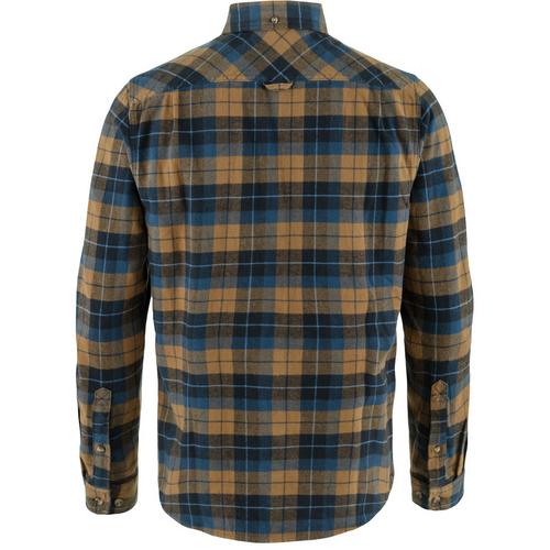 Rückansicht von FJ&Auml;LLR&Auml;VEN Singi Heavy Flannel Outdoorhemd Herren Hellbraun