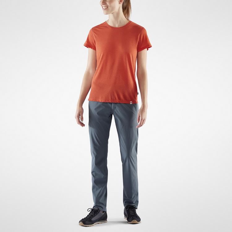 FJ&Auml;LLR&Auml;VEN FJ&Auml;LLR&Auml;VEN High Coast Lite T-Shirt Damen - Dunkelorange - 3 | SportScheck