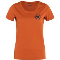 FJ&Auml;LLR&Auml;VEN 1960 Logo T-Shirt Damen Terra