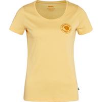 FJ&Auml;LLR&Auml;VEN 1960 Logo T-Shirt Damen - Gelb