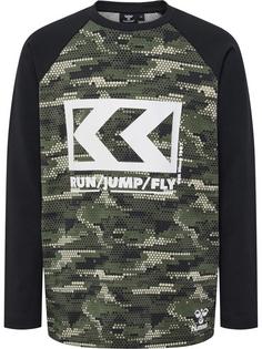 hummel hmlFSK BOYS T-SHIRT L/S Funktionsshirt Kinder FOREST NIGHT