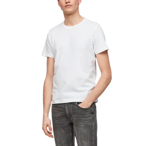 Rückansicht von S.OLIVER T-Shirt T-Shirt Herren Wei&szlig;