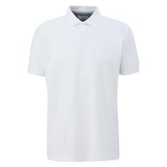 S.OLIVER Poloshirt Poloshirt Herren Wei&szlig;