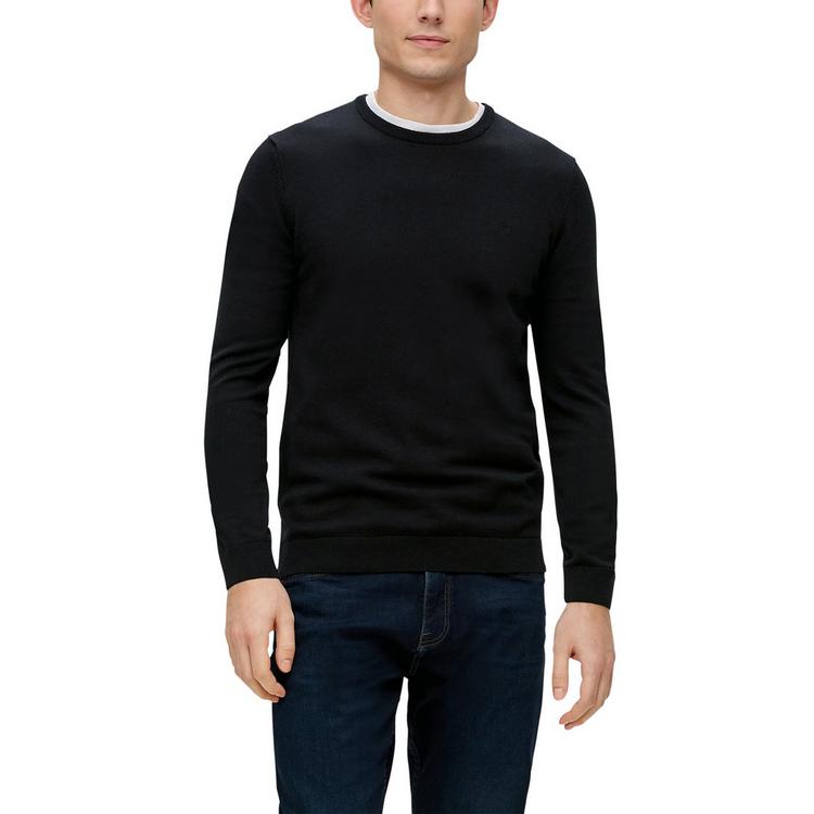 S.OLIVER S.OLIVER Strickpullover Strickpullover Herren - Schwarz - 0 | SportScheck