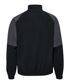 Rückansicht von hummel Loose Track Sportswear Jacke Sweatjacke schwarz