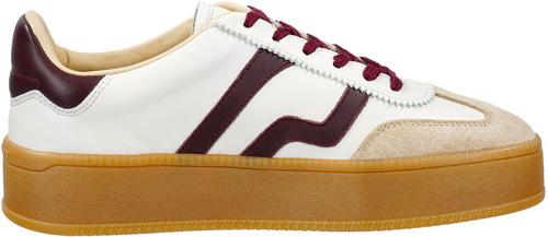 Rückansicht von GANT Sneaker Sneaker Damen Wei&szlig;/Rot