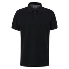S.OLIVER Poloshirt Poloshirt Herren Schwarz
