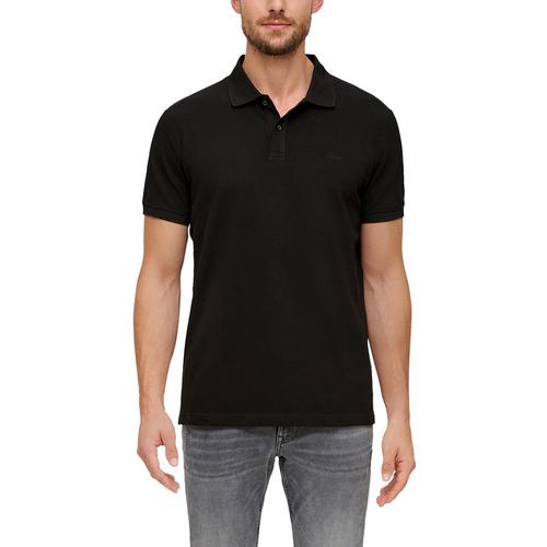 Rückansicht von S.OLIVER Poloshirt Poloshirt Herren Schwarz