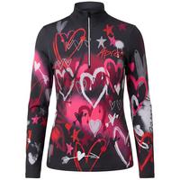 Krimson Klover Graffiti Girls Top Layerlangarmshirt Damen - black