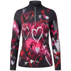 Krimson Klover Graffiti Girls Top Layerlangarmshirt Damen black