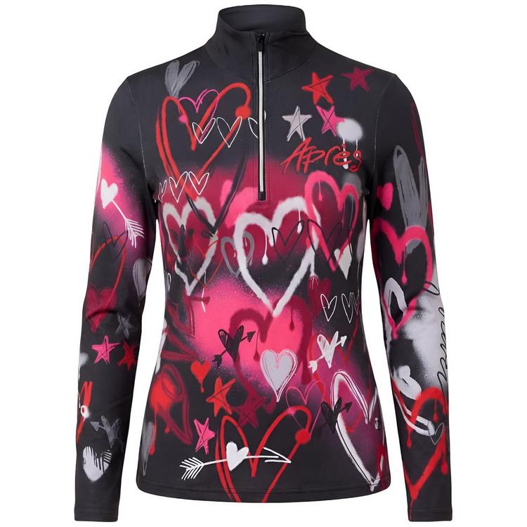 Krimson Klover Krimson Klover Graffiti Girls Top Layerlangarmshirt Damen - black - 0 | SportScheck