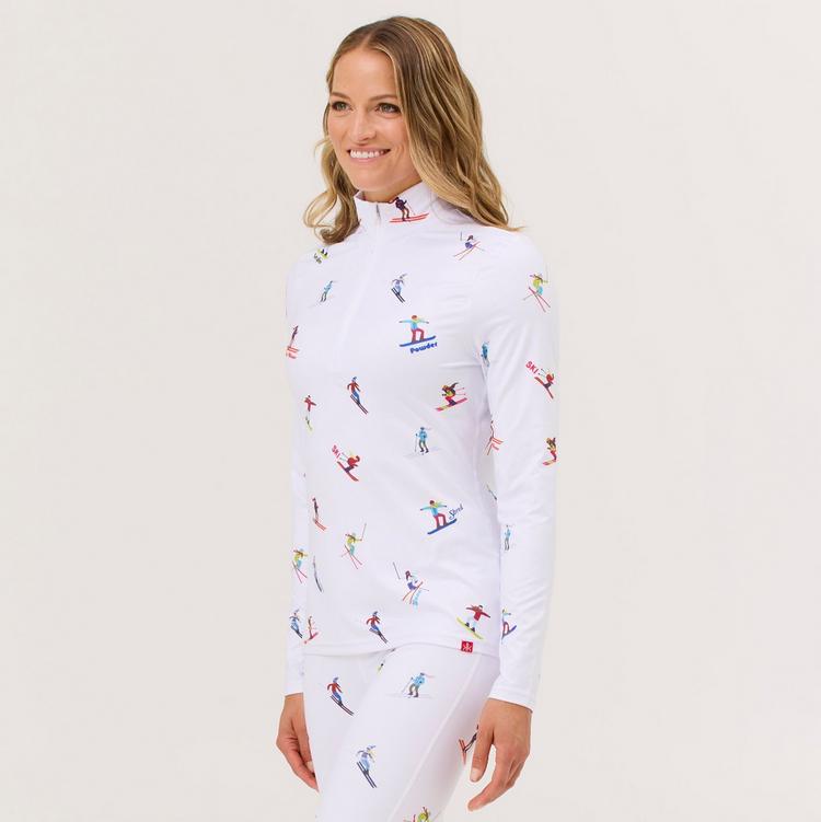 Krimson Klover Krimson Klover Multi Skiers Top Layerlangarmshirt Damen - white - 1 | SportScheck