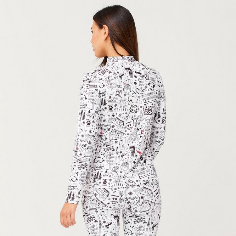 Krimson Klover Krimson Klover Graffiti Top Layerlangarmshirt Damen - snow - 2 | SportScheck