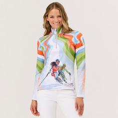 Rückansicht von Krimson Klover She Racers Top Layerlangarmshirt Damen orange