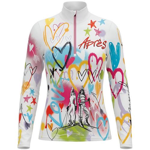 Krimson Klover Graffiti Girls Top Layerlangarmshirt Damen