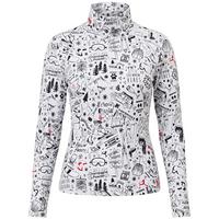 Krimson Klover Graffiti Turtleneck Layerlangarmshirt Damen - snow